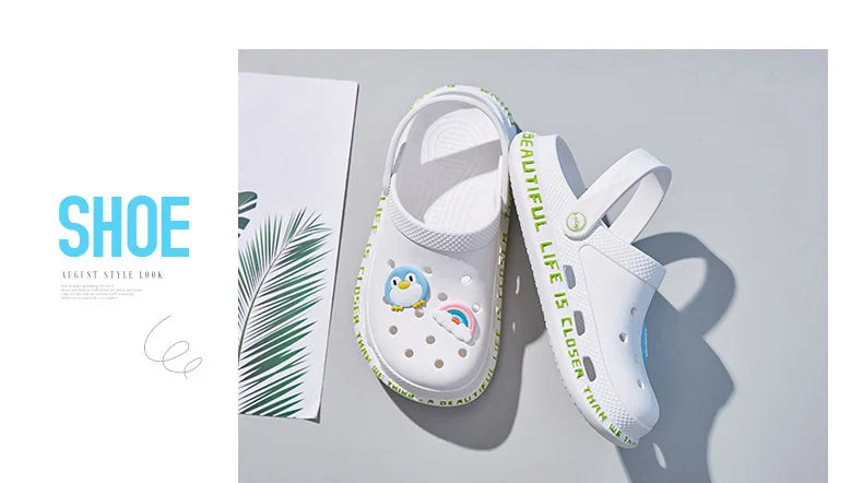 2023 Women's Sandals  Lady Girl Sandals Summer Women Casual Jelly Shoes Sandals Hollow Out Mesh Flats Beach Sandals