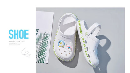 2023 Women's Sandals  Lady Girl Sandals Summer Women Casual Jelly Shoes Sandals Hollow Out Mesh Flats Beach Sandals