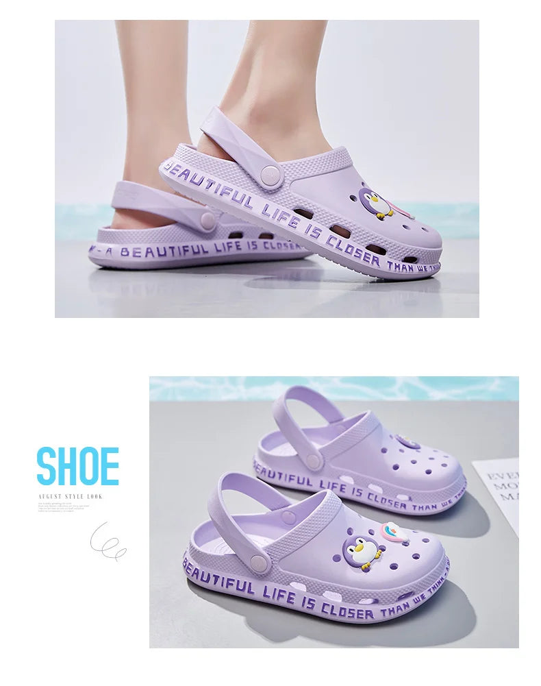 2023 Women's Sandals  Lady Girl Sandals Summer Women Casual Jelly Shoes Sandals Hollow Out Mesh Flats Beach Sandals