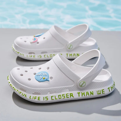 2023 Women's Sandals  Lady Girl Sandals Summer Women Casual Jelly Shoes Sandals Hollow Out Mesh Flats Beach Sandals