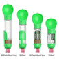 3 in 1 Portable Dog Water Bottle Pet Food Feeder Drinker Poop Dispenser Leak-proof Multifunctional Dog Water Bottle Dog Feeder