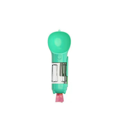300/500ml Pet Water Food Dispenser 3 in 1 Leak Proof Pet Dog Water Bottle with Trash Bag Box and Shovel Dog Food Feeder Puppy