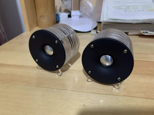 A-1044 3 Inch Tweeter Transparent Speaker Aluminum Tweeter Ultra High Speaker Silk Membrane Tweeter 1Pair