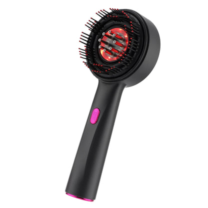 Electric Massage Comb Vibration Massager Red Light Follicle Comb Scalp Brush Hair Growth Anti Hair Loss Liquid Oil Applicator