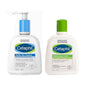 Cetaphil gentle skin cleanser and moisturizer combo with pump cleanser and moisturizing lotion bottles