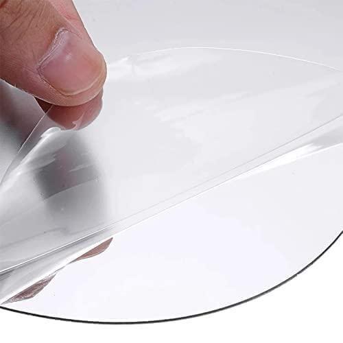 Contemporary mirror pack of 2 showing clear protective film peeled off a round makeup mirror