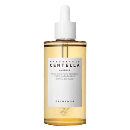 RuchiVerse Madagascar Centella Ampoule hydrating skincare treatment in clear dropper bottle