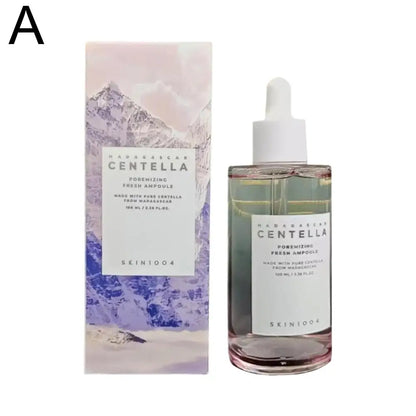 RuchiVerse hydrating skincare treatment Madagascar Centella Poremizing Fresh Ampoule with dropper and packaging